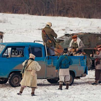 Реконструкция, посвященная 31-й годовщине вывода советских войск из Афганистана